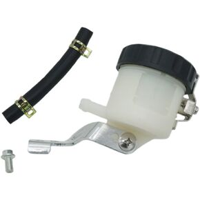 Motorcycle Front Brake Master Cylinder Brake Pump Tank Oil Cup Fluid Bottle Reservoir w/Bracket Aftermarket Part Compatible with GSXR 600 1997-2005 GSXR 750 2000-2005 GSXR 1000