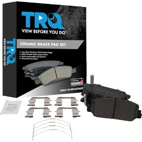 TRQ Front Ceramic Brake Pads Compatible with 2013-2019 Acura 2016-2020 Honda