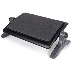 Foot Rest for Under Desk at Work, Rocking Foot Stool Footrest with Washable Soft Pad, Ergonomic Footrest with 3 Height Position for Office and Home, Back Leg Pain Pressure Relief Chair