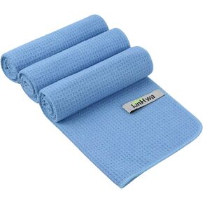 KinHwa Gym Towels for Sweat Absorbent Wicking Workout Towels Quick Dry and Compact Sweat Towels Microfiber Sports Towel for Yoga, Fitness, Treadmill or Indoor Bike