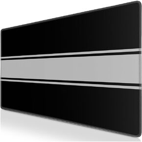Gaming Mouse Pad, Canjoy Extended Mouse Pad 31.5x15.7inch XXL Large Big Computer Keyboard Mouse Mat Desk Pad with Non-Slip Base and Stitched Edge for Home Office Gaming Work (Black Love)