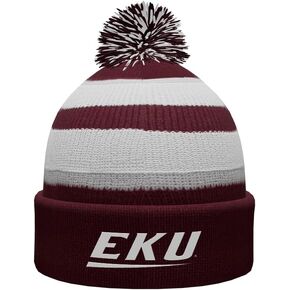 NCAA Prime Cuffed Fold Over Pom Pom Winter Knit Hat Beanie
