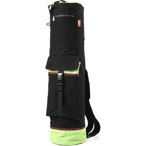 حقيبة سجادة اليوجا من هيثيوجا بسحاب كامل لتمارين اليوجا وحقيبة حمل - جيوب تخزين داخلية/خارجية متعددة الوظائف وحزام كتف قابل للتعديل - حقيبة يوجا 28 بوصة × 7 بوصة تناسب معظم أحجام سجادة اليوغا in Kuwait