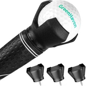 Golf Ball Retriever Grabber for Putters Golf Pick-up Portable Grip Sucker Tool Back Saver for Golfers，3-4 Pack in Kuwait
