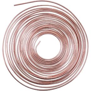 50 Ft. of 3/16 OD Copper-Nickel Coated Alloy Brake Line Tubing Coil 50 Foot 3/16"