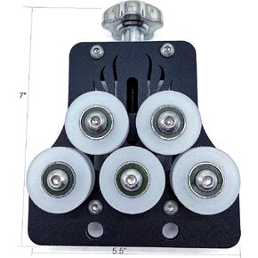 Tubing Straightener, Tube Wire Straightening Tool for Brake and Fuel Line, for Bent and Coiled Tubing-3/16" to 3/8" Diameter Tube