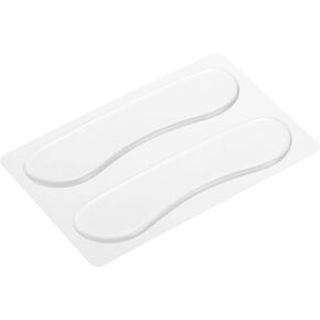 MECCANIXITY Drum Dampeners Gel Pads Silicone Drum Silencers Drum Dampeners Moon Gels Clear 100x25x2.5mm for Drums Cymbals Tone Control Pack of 2