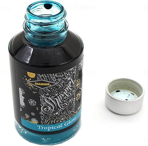 Diamine Fountain Pen Bottled Ink, 50ml - Shimmering Tropical Glow in Saudi Arabia