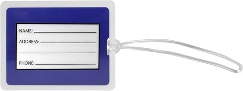 NFL Los Angeles Rams Vinyl Luggage Tag, 2pk, Blue, F2LT130, One Size in Saudi Arabia