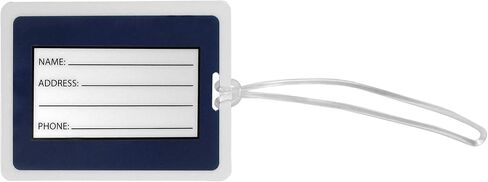 NFL Los Angeles Rams Vinyl Luggage Tag, 2pk, Blue, F2LT130, One Size in Saudi Arabia
