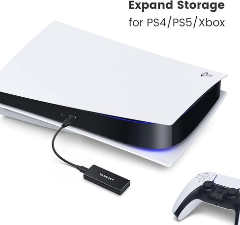 Vansuny 250 جيجابايت USB 3.1 SSD خارجي محمول، 430 ميجابايت/ثانية عالي السرعة USB C Mini Metal محرك أقراص الحالة الصلبة الخارجي المحمول للكمبيوتر الشخصي والكمبيوتر المحمول والهواتف والمزيد in Saudi Arabia