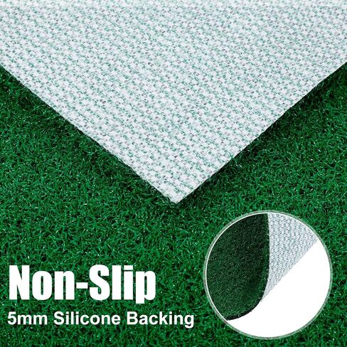 Baseball Softball Training Batting Mat 5.97 x 2.36 ft Heavy Duty Hitting Mat Softball Training Equipment for Indoor Outdoor Floors Garage Backyard Training, Green in Saudi Arabia