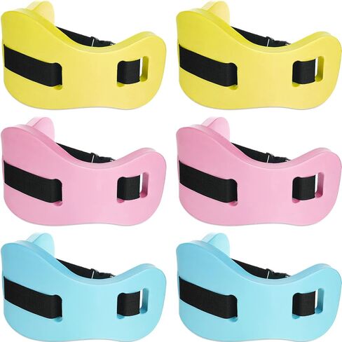 Honoson 6 Pcs EVA Foam Swimming Belt Deluxe Floating Belt Water Pool Aerobics Equipment Exercise Swim Flotation Aid for Adult Kids Training Low Impact Workout Physical Fitness in Saudi Arabia