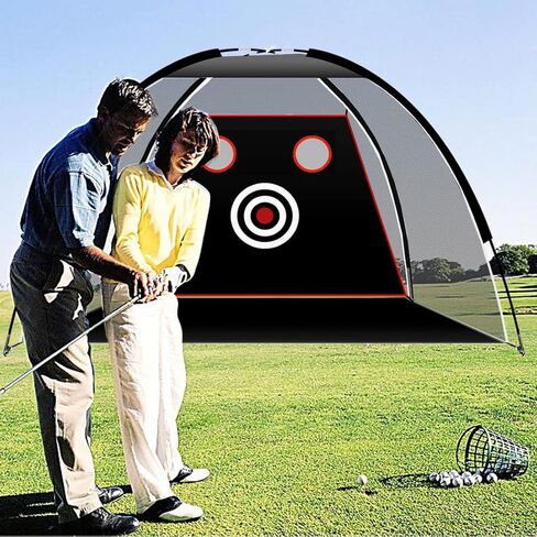 شبكة تقطيع الجولف للقيادة في الفناء الخلفي، شبكة ضرب الجولف مع قطعة قماش مستهدفة وحقيبة حمل in Kuwait