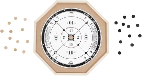 BJR000135 Crokinole De Luxe 2 Games in 1, Multicolor in Saudi Arabia