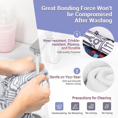 JJC 19.7 Inch Folding Protective Wrap Wrapper, Self-Stick Storage Travel Pouch for iPad Laptop Switch Microphone Flash Drone Action Camera Hard Disk Telescope Recorder & More Electronic Accessories in Kuwait