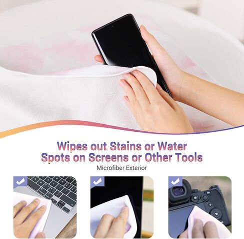 JJC 19.7 Inch Folding Protective Wrap Wrapper, Self-Stick Storage Travel Pouch for iPad Laptop Switch Microphone Flash Drone Action Camera Hard Disk Telescope Recorder & More Electronic Accessories in Kuwait