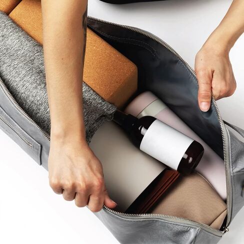 Yoga Mat Bag (Vegan Leather) XL | Yoga Mat Bags for Women | Fits Large Extra Long Mats | Yoga Bag for Women | Yoga Mat Carrying Bag | Yoga Mat Carrier | Yoga Bags and Carriers Fits All Your Stuff in Saudi Arabia
