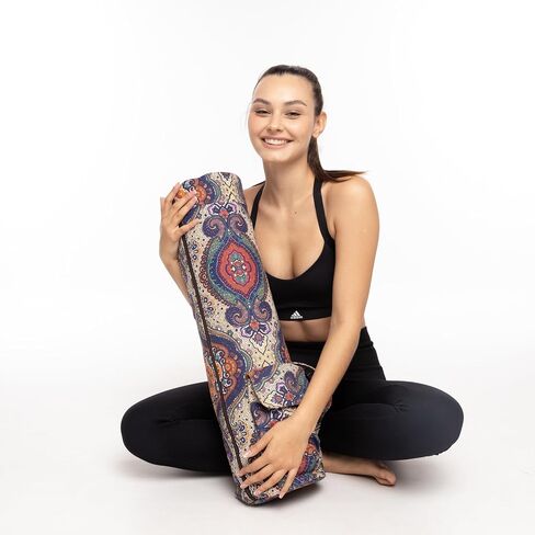Celestial Yoga Mat Bag | Large Yoga Mat Bags for Women and Men | Fits Thick Yoga Mat & Yoga Accessories | Three Storage Pocket | Adjustable Yoga Bag Shoulder Strap in Saudi Arabia
