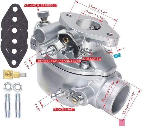 المكربن ​​متوافق مع جرار فورد 2N 8N 9N استبدال 8N9510C-HD 8N9510C 9N9510A B3NN9510A TSX241B TSX-241B TSX33 الثقيلة الكربوهيدرات in Kuwait