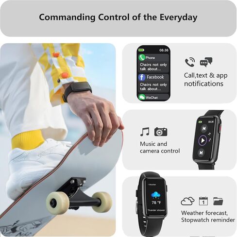 MorePro Fitness Tracker, Heart Rate Monitor Blood Pressure Activity Tracker with Blood Oxygen, IP68 Wateproof Sleep Tracker Sport Bracelet Pedometer Step Calories Smartwatch Women in Saudi Arabia