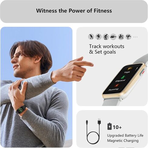 MorePro Fitness Tracker, Heart Rate Monitor Blood Pressure Activity Tracker with Blood Oxygen, IP68 Wateproof Sleep Tracker Sport Bracelet Pedometer Step Calories Smartwatch Women in Saudi Arabia