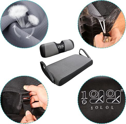 Universal Golf Cart Seat Covers Dress UP Older Golf Cart Durable Breathable Material Fit Like a Glove for EZGO TXT RXV Club Car DS, Easy to Install in Saudi Arabia
