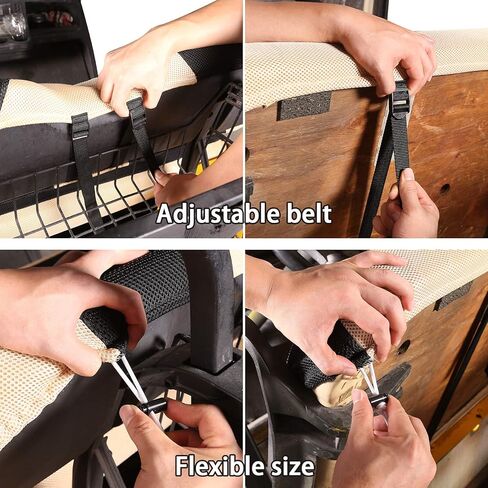 أغطية مقاعد عربة الجولف العالمية تناسب عربة الجولف القديمة، مادة متينة قابلة للتنفس تناسب مثل القفازات لسيارة EZGO TXT RXV Club Car DS، سهلة التركيب in Kuwait