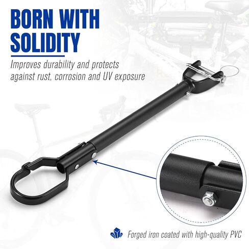 BUNKER INDUST Bike Bar Adapter Bicycle Top Tube Cross Bar Rack Adjustable Bike Frame for Y-Frame Children Ladies Mountain Road Bikes in Saudi Arabia