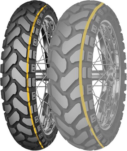 إطار رياضي مزدوج للدراجة النارية Mitas Enduro Trail+ E-07+ Dakar 120/70B19 60T in Kuwait