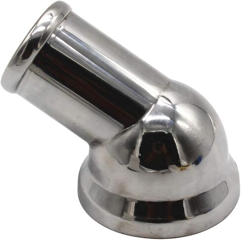 45° Swivel Polished Water Neck Thermostat Housing Compatible with Chevrolet LS Engine LS1 LS2 LS7 in Saudi Arabia
