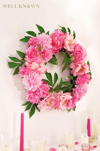 ​Sunflower Wreaths for Front Door, Well Known 21 Inch Yellow Fall and Summer Door Wreath for Sunflower, Handmade Silk Sunflower Decor for Home Party Festival Wedding Decor in Saudi Arabia