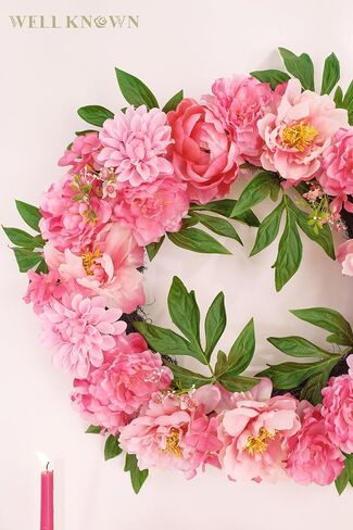 ​Sunflower Wreaths for Front Door, Well Known 21 Inch Yellow Fall and Summer Door Wreath for Sunflower, Handmade Silk Sunflower Decor for Home Party Festival Wedding Decor in Saudi Arabia