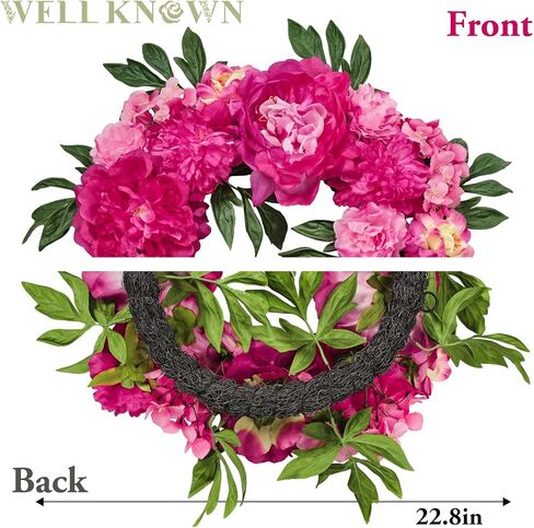 ​Sunflower Wreaths for Front Door, Well Known 21 Inch Yellow Fall and Summer Door Wreath for Sunflower, Handmade Silk Sunflower Decor for Home Party Festival Wedding Decor in Saudi Arabia