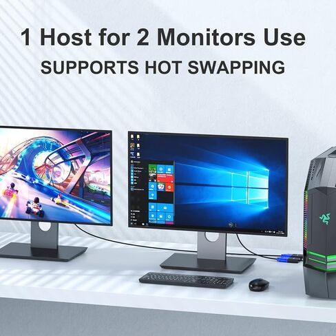 محول DisplayPort إلى VGA 2 حزمة، منفذ عرض DP إلى محول VGA 1080P محول ذكر إلى موصل أنثى لمنفذ DP لسطح المكتب والكمبيوتر المحمول والشاشة والكمبيوتر الشخصي والتلفزيون عالي الدقة in Kuwait