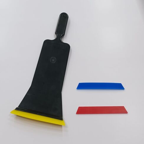 Long Handle Bulldozer Squeegee for Front & Back Rear Window Film,New Type Auto Flat Glass Tint Professional Tool Bevel Blade Replaceable Car Window Tint Tools Windshield Squeegee in Saudi Arabia