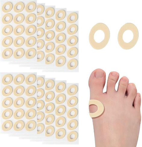 75 قطعة من وسائد مسامير القدم لأسفل القدم، وسائد الذرة لأصابع القدم والقدمين، وسائد مسامير القدم اللاصقة الإسفنجية، وسائد وسائد مسامير القدم من لباد الذرة، للعناية بالقدم لتخفيف الألم in Kuwait