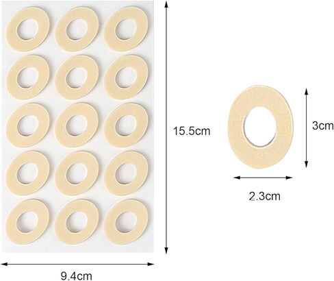 75 قطعة من وسائد مسامير القدم لأسفل القدم، وسائد الذرة لأصابع القدم والقدمين، وسائد مسامير القدم اللاصقة الإسفنجية، وسائد وسائد مسامير القدم من لباد الذرة، للعناية بالقدم لتخفيف الألم in Kuwait