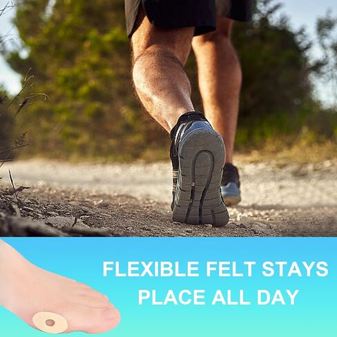 75 قطعة من وسائد مسامير القدم لأسفل القدم، وسائد الذرة لأصابع القدم والقدمين، وسائد مسامير القدم اللاصقة الإسفنجية، وسائد وسائد مسامير القدم من لباد الذرة، للعناية بالقدم لتخفيف الألم in Kuwait