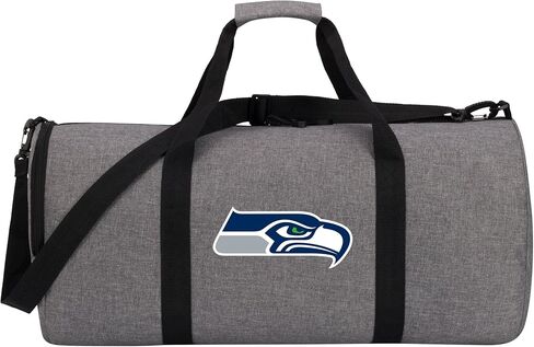 Officially Licensed NFL "Wingman" Duffel Bag, Gray, 24" x 12" x 12" in Saudi Arabia