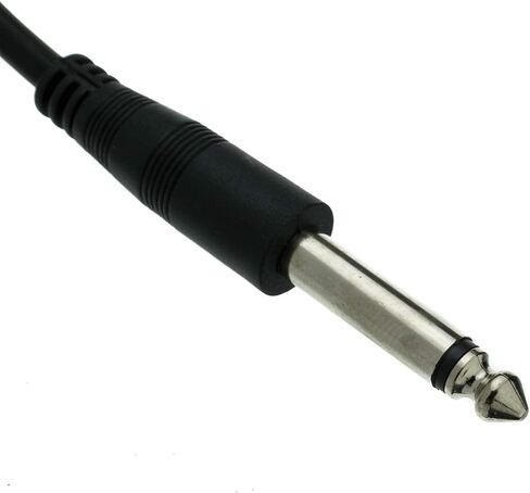 1/4 Inch Mono Extension Cable, 6 feet 1/4" Male to 1/4" Female Plug for Electric Instruments (Guitar, Keyboard, Amplifier, Speakers, Synthesizers) in Saudi Arabia