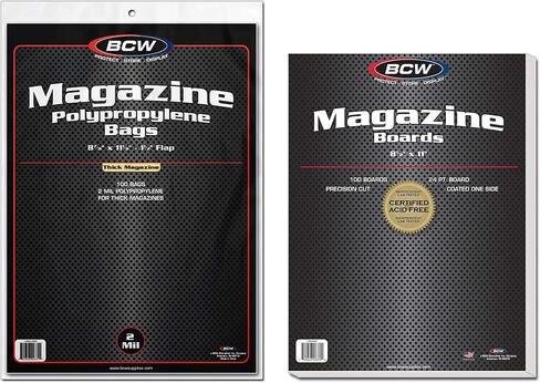 حقائب المجلات السميكة وألواح الدعم من BCW - 100 قيراط in Saudi Arabia