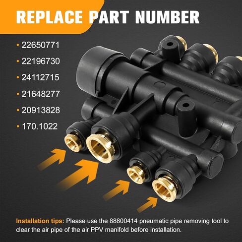 مشعب الهواء PPV متوافق مع شاحنة Mack/Volvo، 2010-Up #Replace 22196730 22650771 24112715 21648277 20913828 170.1022 in Saudi Arabia