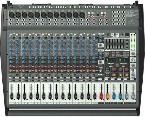 Behringer Europower PMP6000 20-channel 1600W Powered Mixer in Saudi Arabia