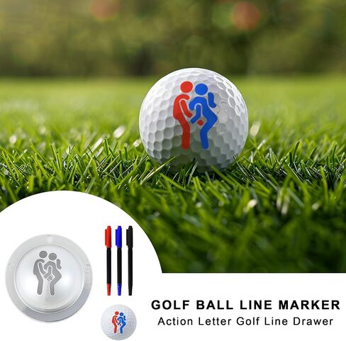 9 Pack Golf Ball Marker,Golf Ball Marker Stencil,Golf Ball Stamp Stencil,Golf Ball Alignment Marking Tool,Personalized Golf Ball Markers,Golf Ball Markers For Putting Green,Must Have Golf Accessories in Kuwait