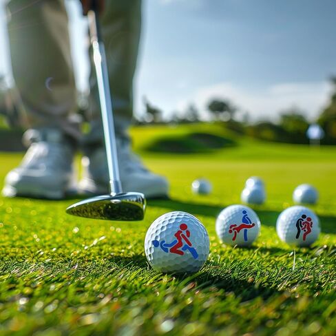 9 Pack Golf Ball Marker,Golf Ball Marker Stencil,Golf Ball Stamp Stencil,Golf Ball Alignment Marking Tool,Personalized Golf Ball Markers,Golf Ball Markers For Putting Green,Must Have Golf Accessories in Kuwait