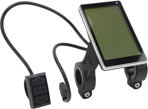 شاشة عرض Ebike، شاشة لوحة LCD 6 Pin E Scooter M5، 24V 36V 48V 60V شاشة محرك الدراجة الكهربائية المقاومة للماء، ملحقات الدراجة الكهربائية للدراجات الكهربائية ذات المقود 31.8 22.2 مم in Kuwait