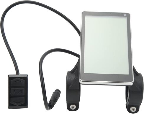 شاشة عرض Ebike، شاشة لوحة LCD 6 Pin E Scooter M5، 24V 36V 48V 60V شاشة محرك الدراجة الكهربائية المقاومة للماء، ملحقات الدراجة الكهربائية للدراجات الكهربائية ذات المقود 31.8 22.2 مم in Kuwait