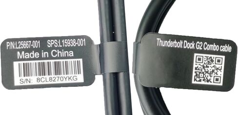 كابل كومبو TB3 Dock، سلك كابل Thunderbolt3 لـ G2 Dock G2 3TR38AA كابل قفص الاتهام متوافق مع 3XB96UT 3Xb96aa in Kuwait