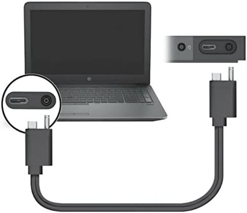 كابل كومبو TB3 Dock، سلك كابل Thunderbolt3 لـ G2 Dock G2 3TR38AA كابل قفص الاتهام متوافق مع 3XB96UT 3Xb96aa in Kuwait